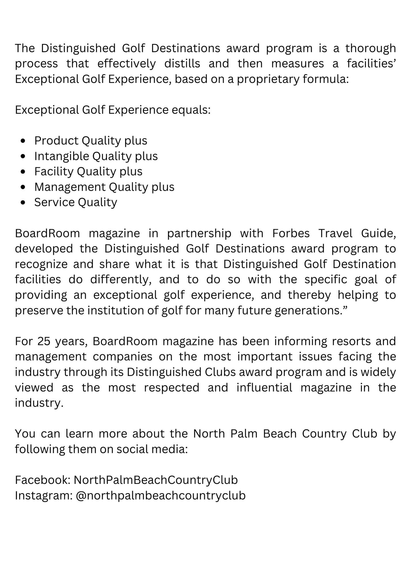 Distinguished Golf Destinations - Page Two